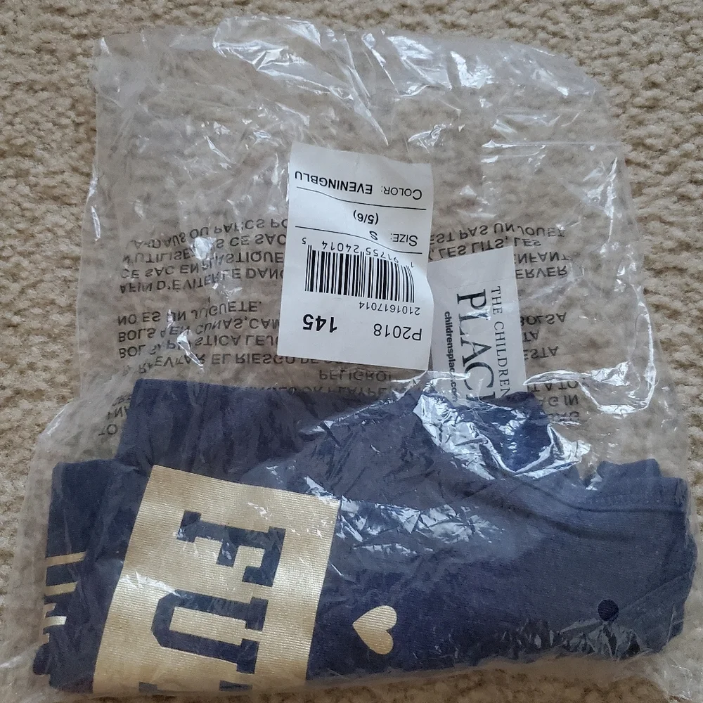 The Children's Place Navy and Gold Tank Top - Future Belongs to Girls